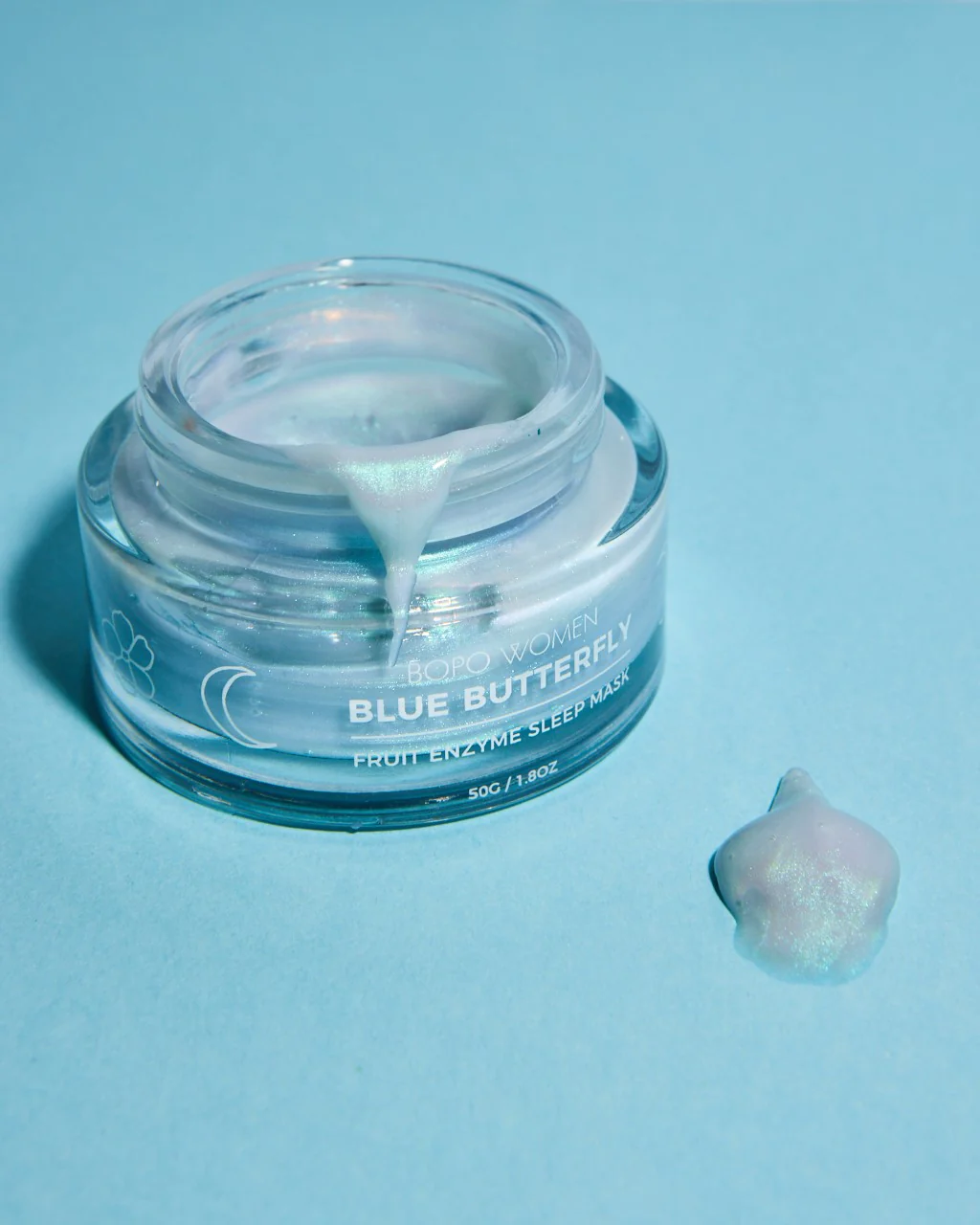 Blue Butterfly Sleep Mask - Image 3