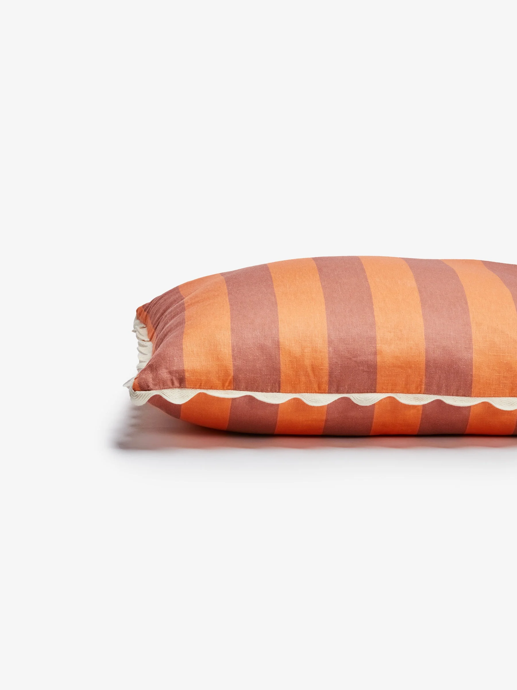 Bold Stripe Peach Cushion - Image 6