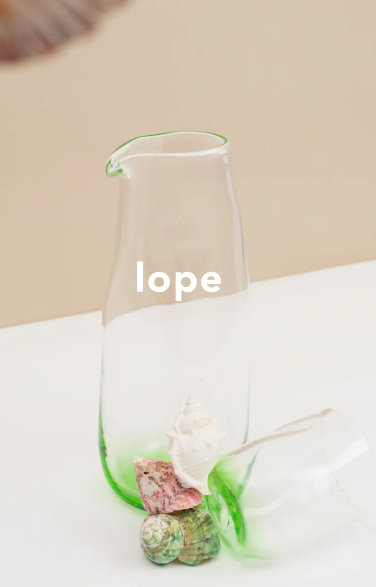 Pale Green Glass Pitcher - Image 3