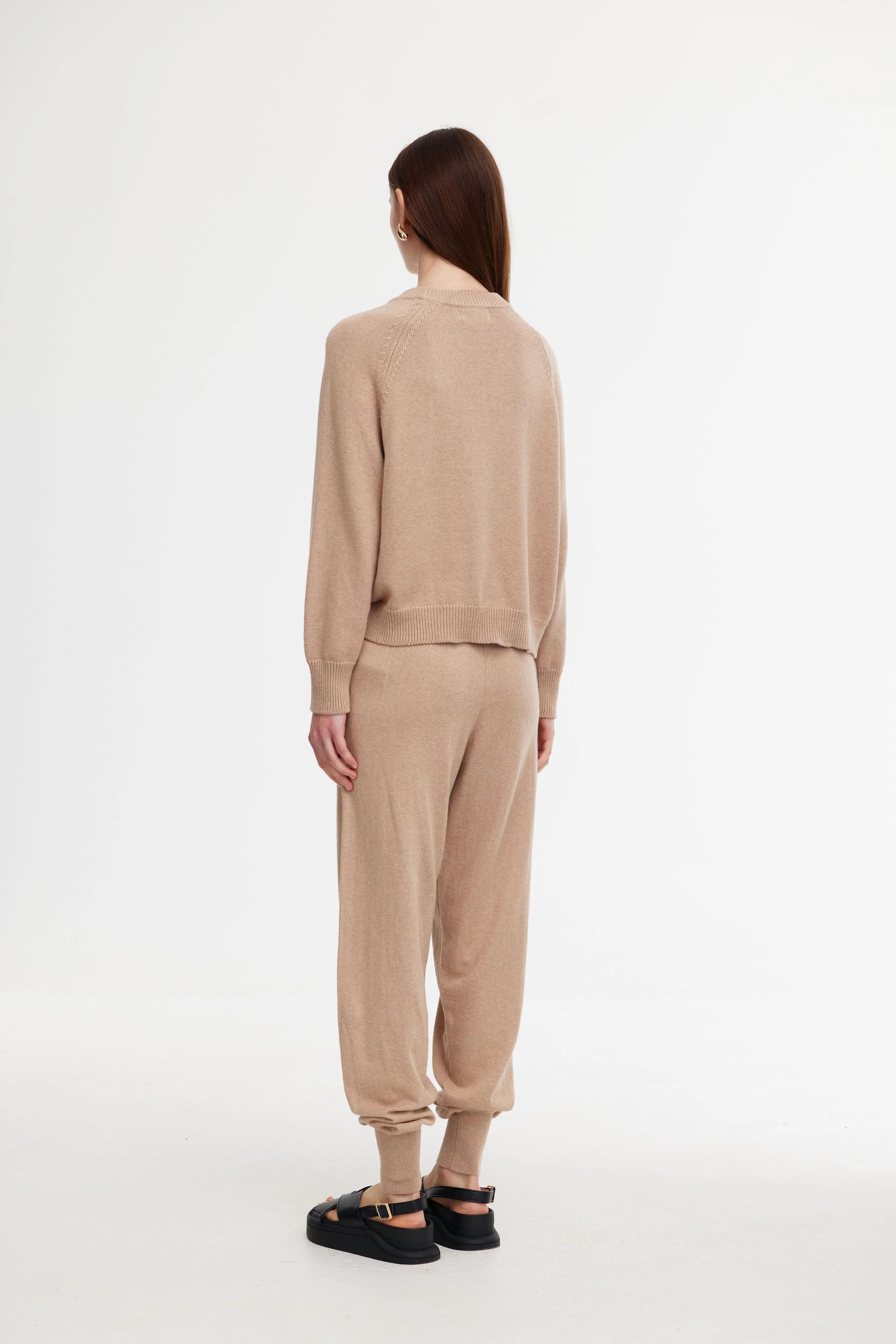 Eliza Knit Pant - Stone - Image 3
