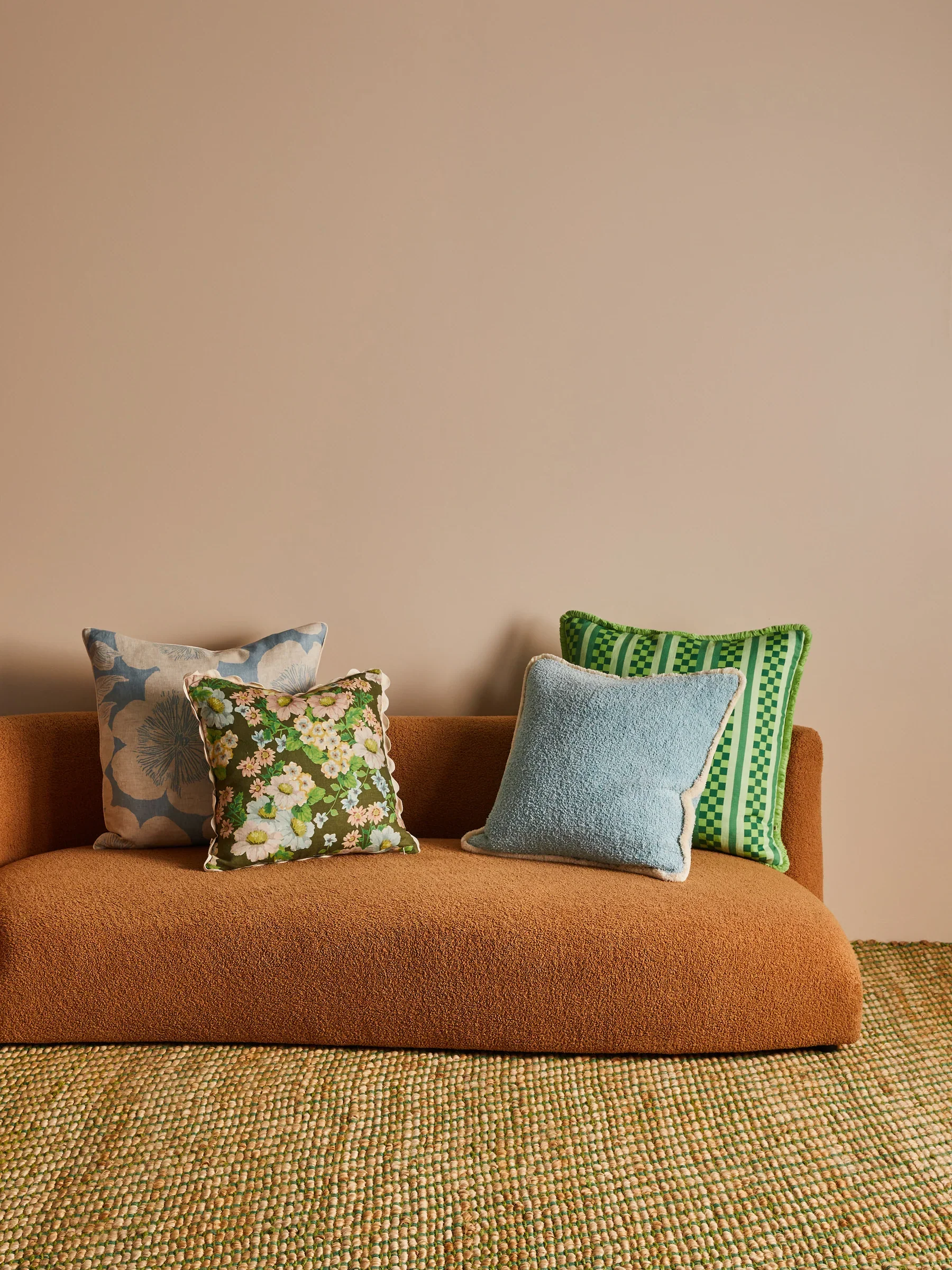 Grain Blue Cushion - Image 4