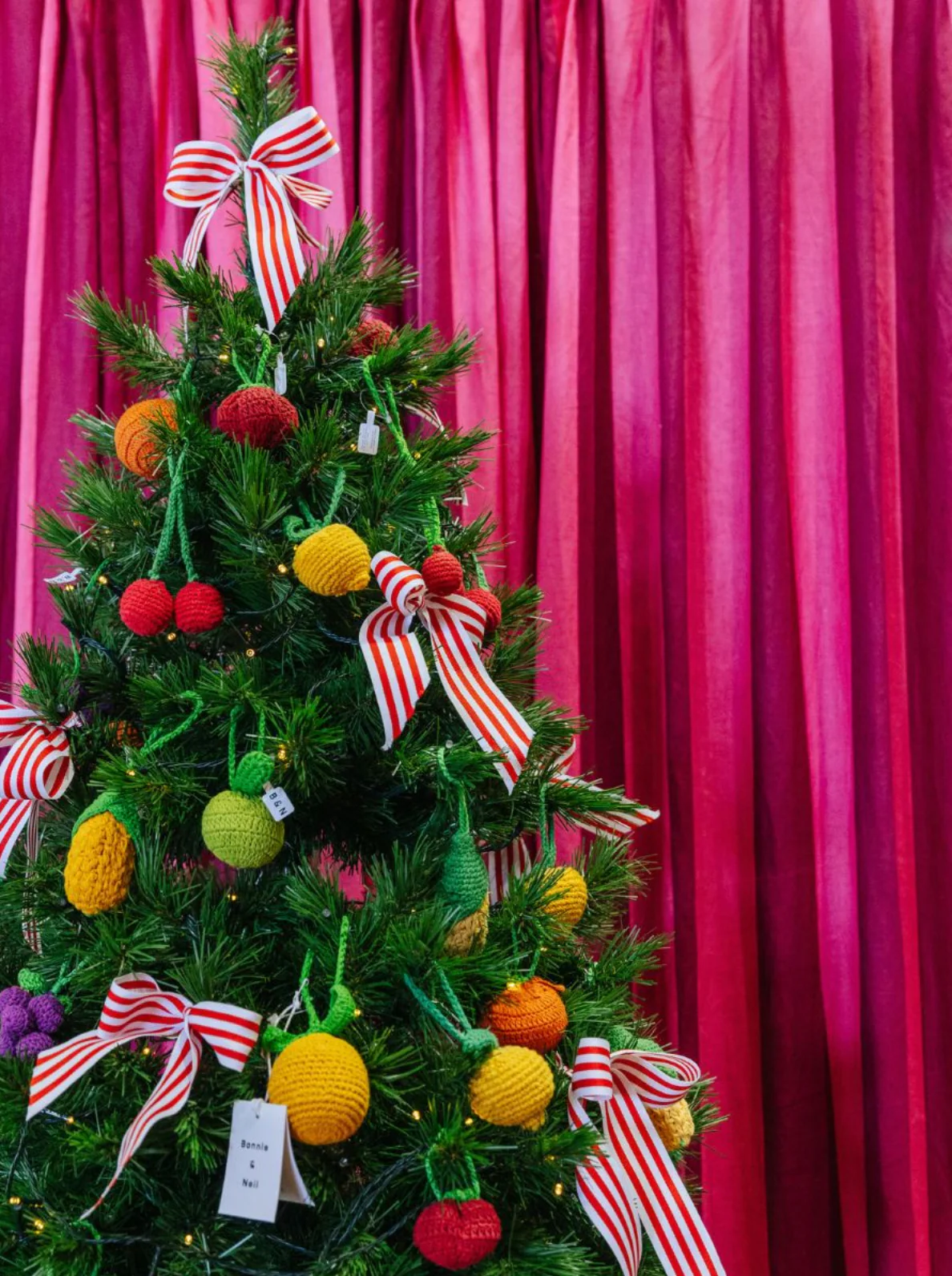 Hand Crocheted Christmas Decoration - Grapes - Image 5