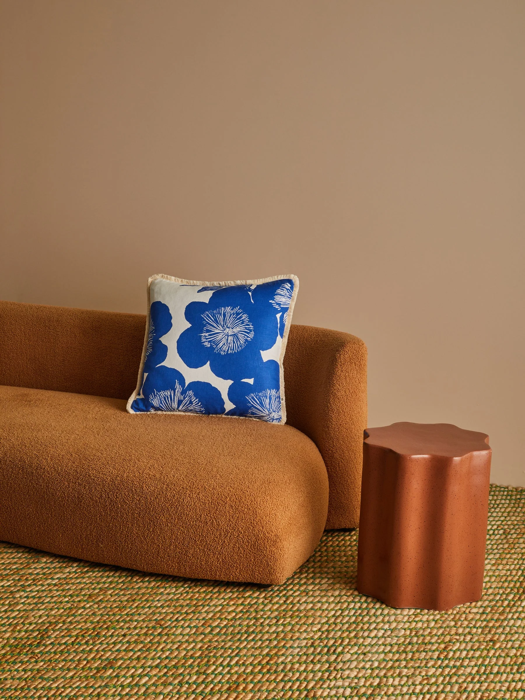 Jardin Blue Cushion - Image 4