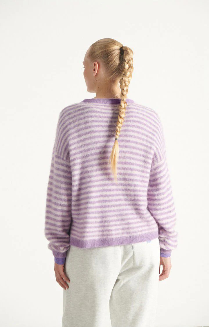 Nenybay Jumper - Violet Striped Rosebud - Image 4
