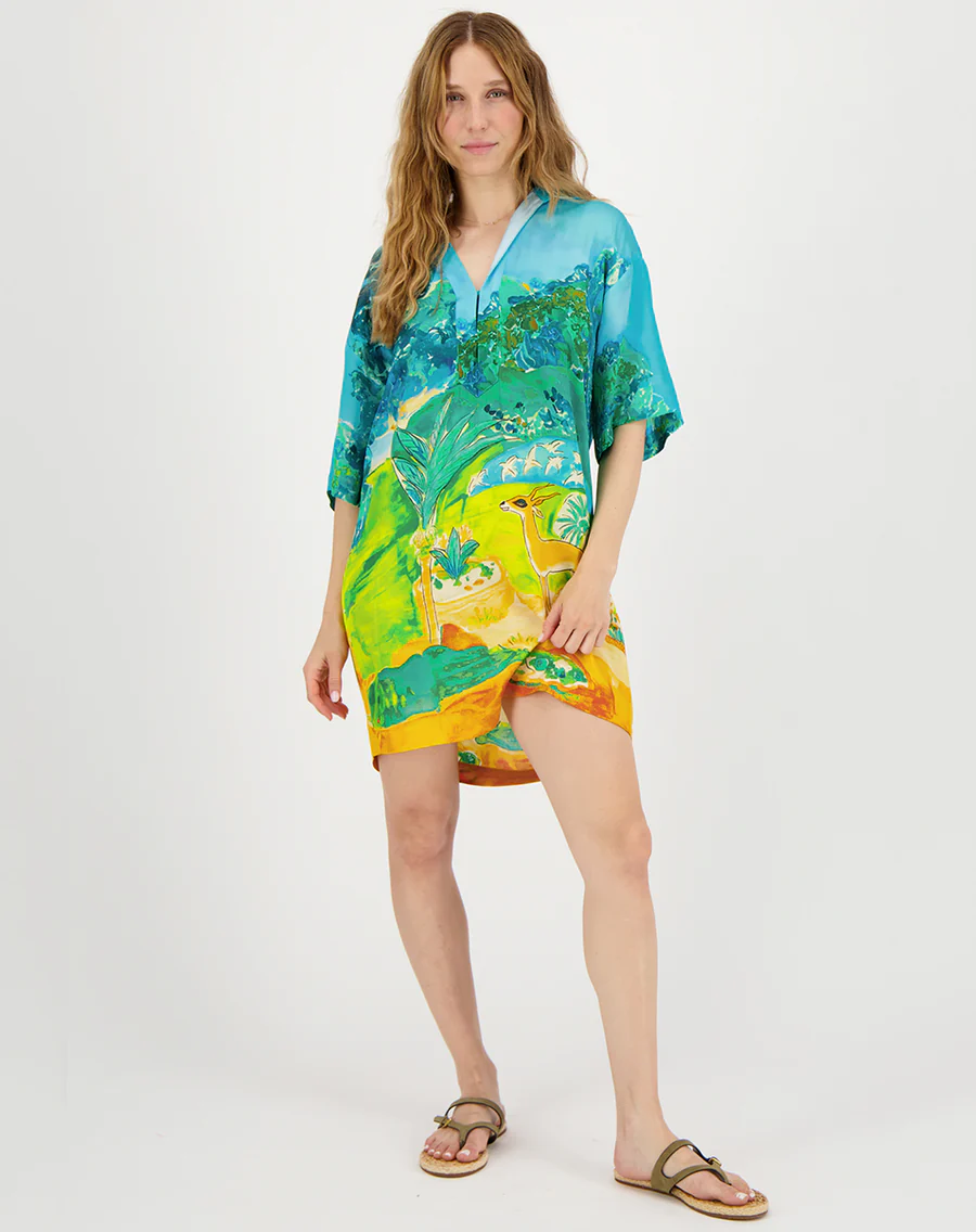 Pura Vida Nancy Placket Mini Dress - Image 3