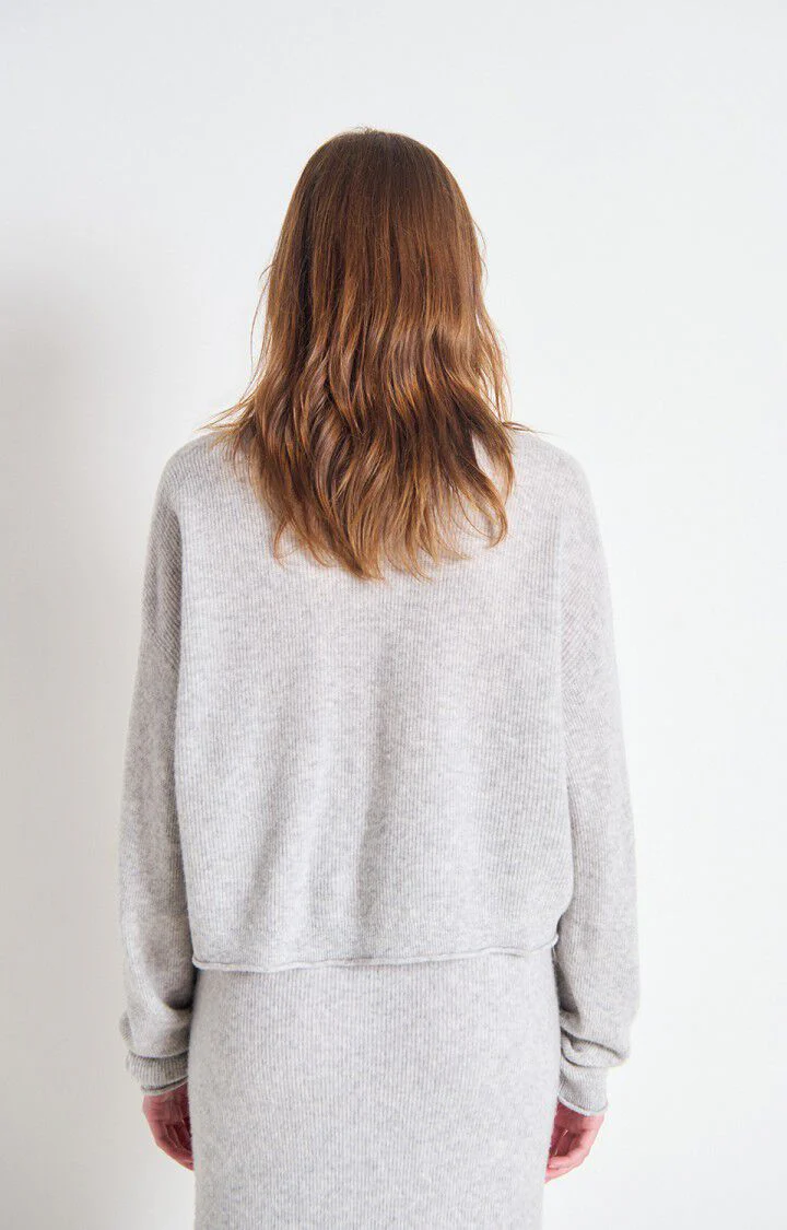 Raxow Roll Neck Jumper - Heather Grey - Image 4