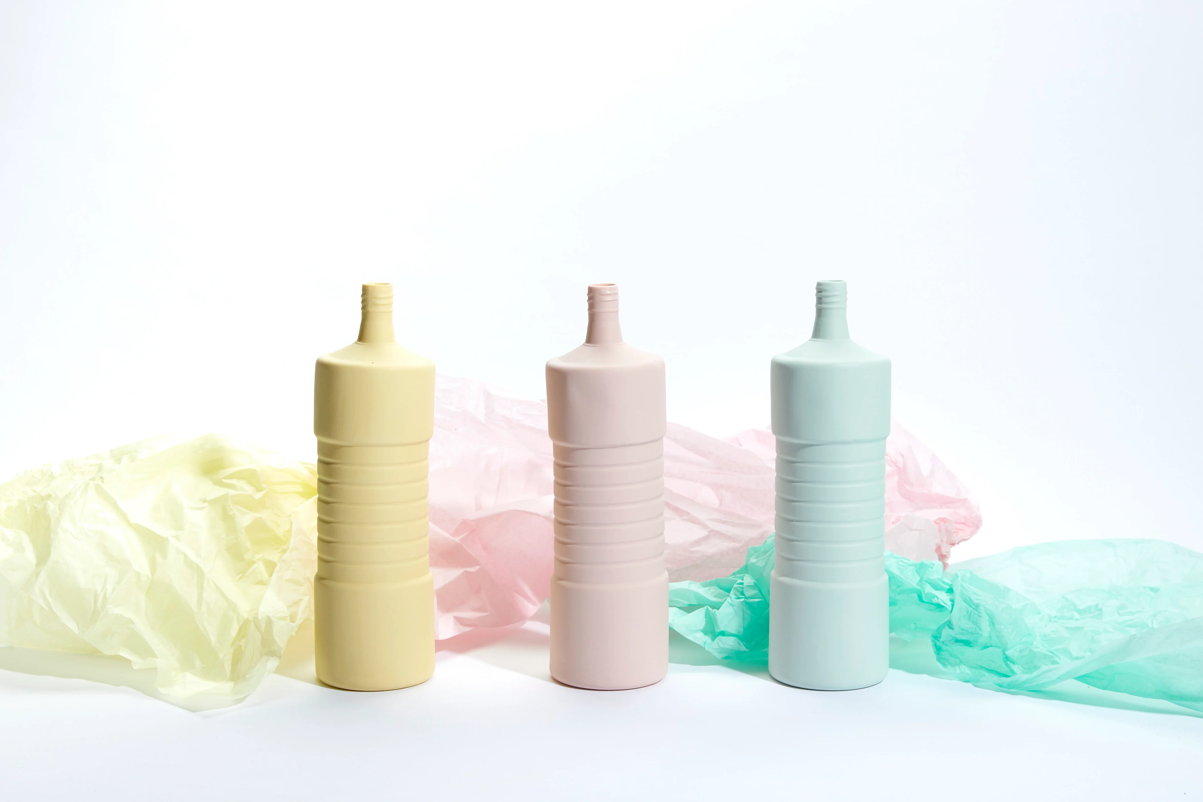 Ribbed Bottle: Lemon - Image 3