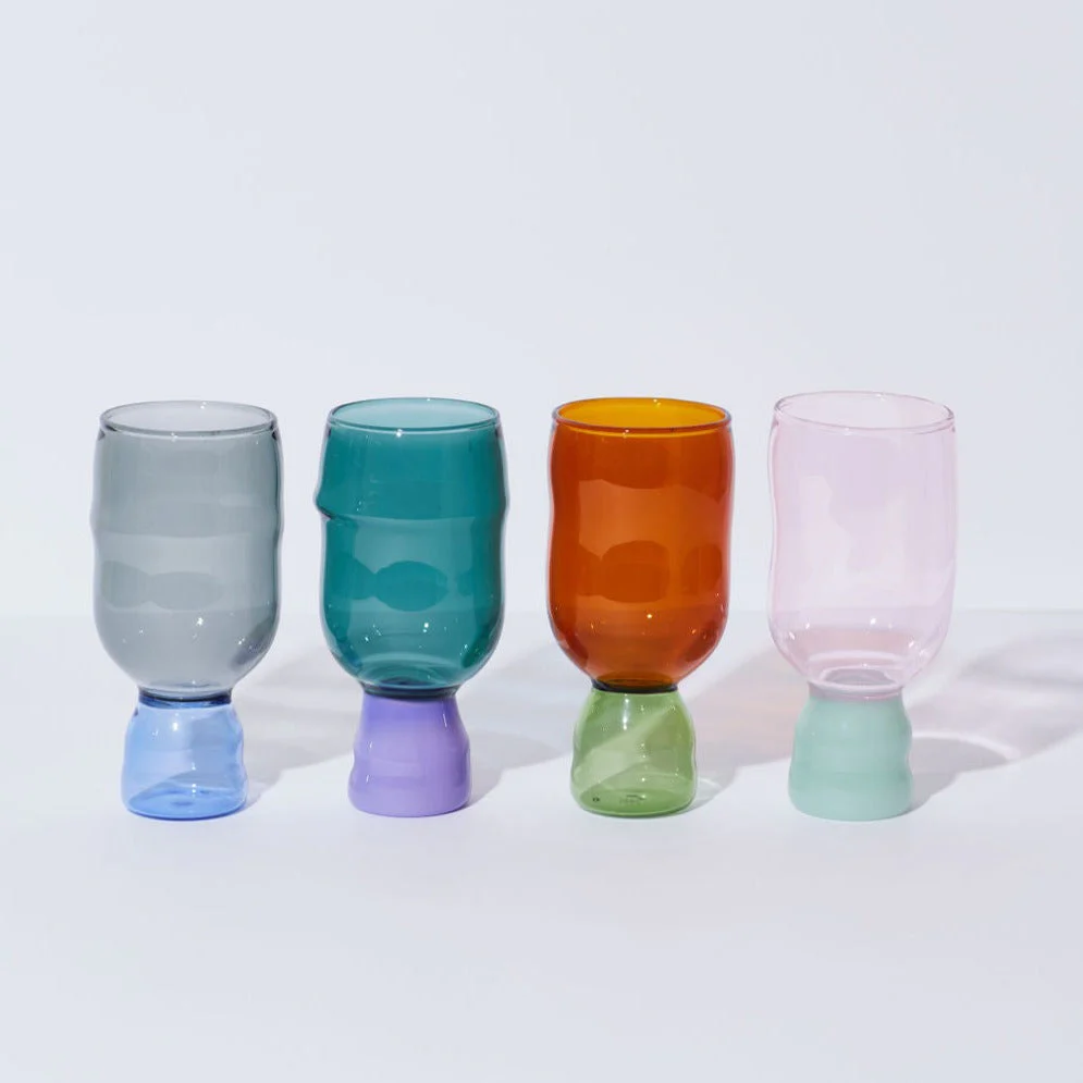 Teal Show Pony Glasses - Single Glass - Image 4