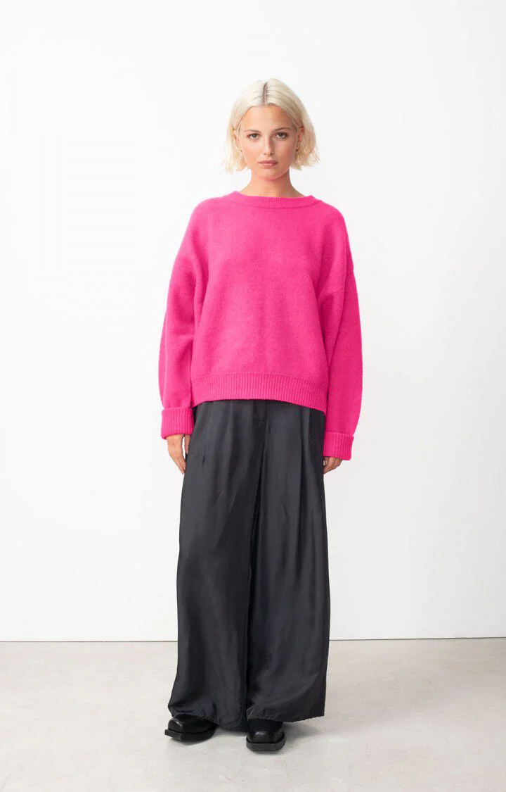Vitow Sweater - Fluro Pink Melange - Image 3