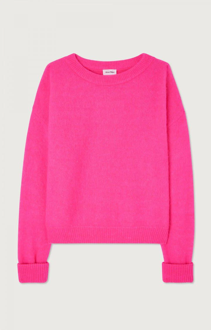 Vitow Sweater - Fluro Pink Melange - Image 5