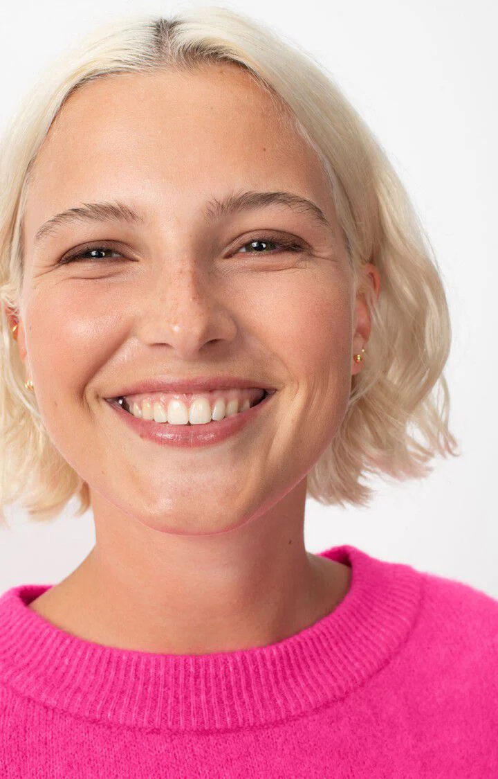 Vitow Sweater - Fluro Pink Melange - Image 6